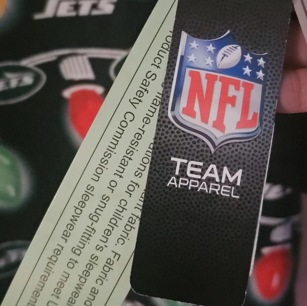 NY Jets Christmas 2pc Pajama set Sz L 14/16 - NWT